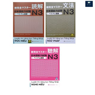 Sách - luyện thi năng lực tiếng nhật shinkazen master n3 nghe hiểu + đọc hiểu + ngữ pháp