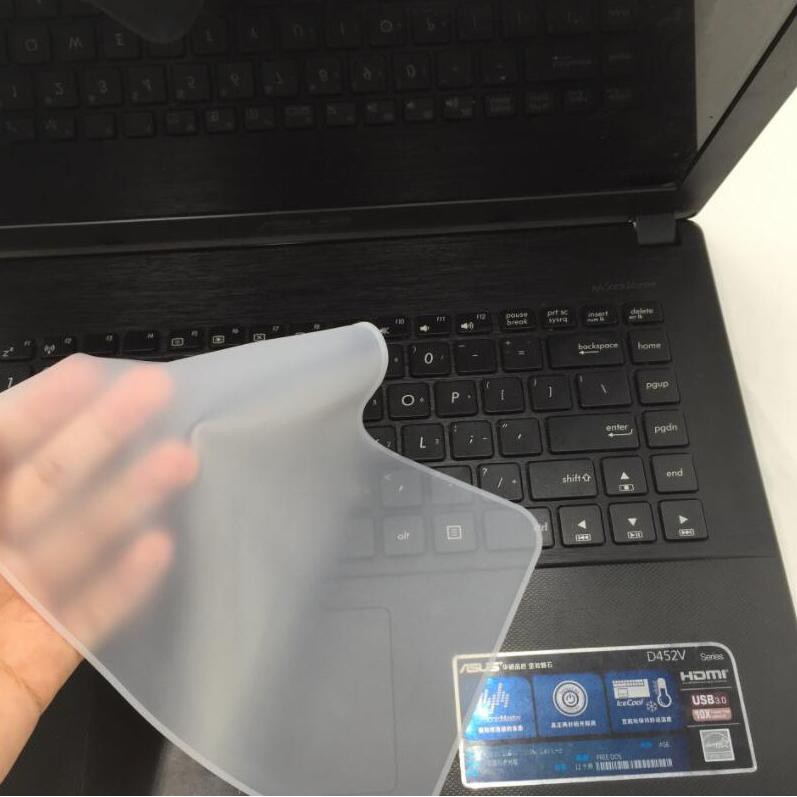 Tấm phủ bàn phím laptop bằng silicon chống bụi kích thước 10.0 / 14.0 / 15.0 Inch | BigBuy360 - bigbuy360.vn
