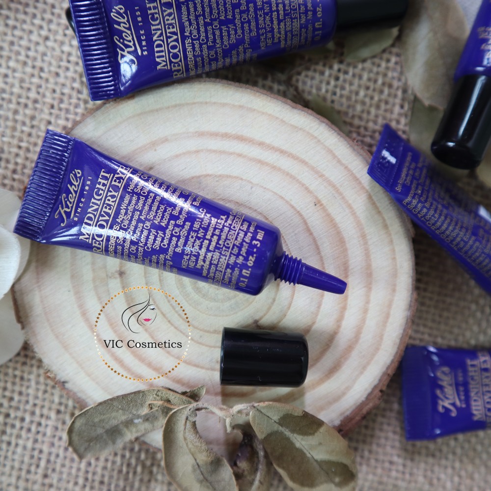 Kem dưỡng mắt phục hồi ban đêm Kiehl's Midnight Recovery Eye 3ml