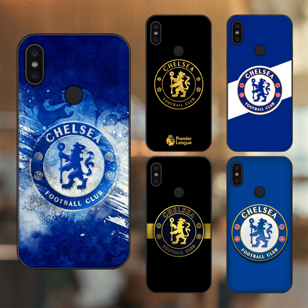 Ốp lưng Xiaomi Redmi S2 viền đen in hình Chelsea FC