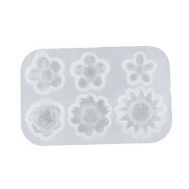 Khuôn Silicone Làm Mặt Vòng cổ Hình Bông Hoa Nhỏ Xinh