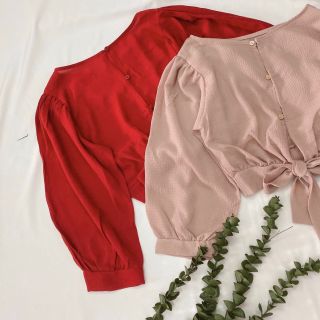 Áo croptop nơ lưng