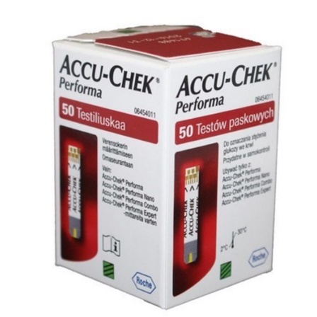 (GIAO NHANH 30 PHÚT) que thử đường huyết ACCU CHEK PERFORMA HÀNG CHÍNH HÃNG