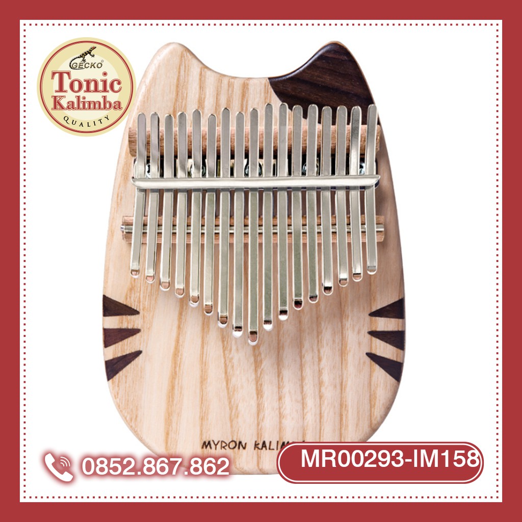 [Phiên bản giới hạn] Đàn kalimba MYRON KALIMBA Gỗ Thông Bắc Mỹ Mahogany MR00293-IM158