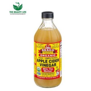 {Bragg Mỹ Chính Hãng} Giấm Táo Hữu Cơ Chứa Giấm Cái Bragg 473ml & 946 ml - Dấm Táo Hữu Cơ Bragg