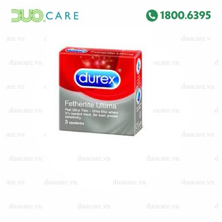 COMBO 3 hộp BCS DUREX Fetherlite Ultima Siêu mỏng - Chính Hãng