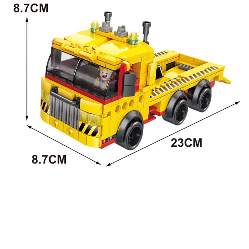 Bộ đồ chơi lắp ghép lego tạo hình xe xúc công trình dành cho trẻ em