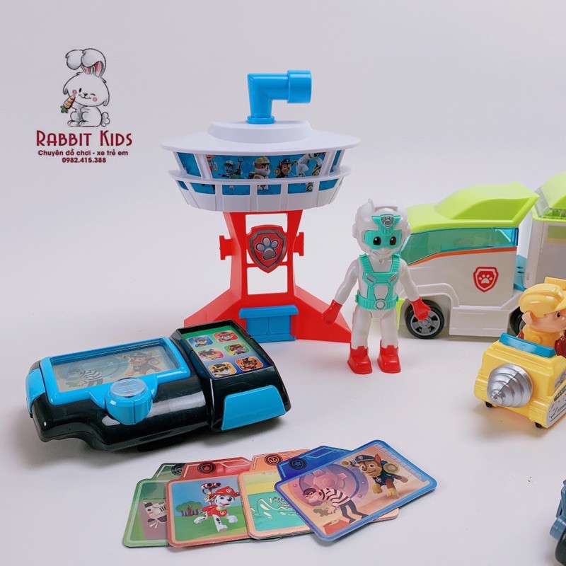 Bộ Đồ Chơi Xe Tải Chó Cứu Hộ+Đài Quan Sát PAW PATROL