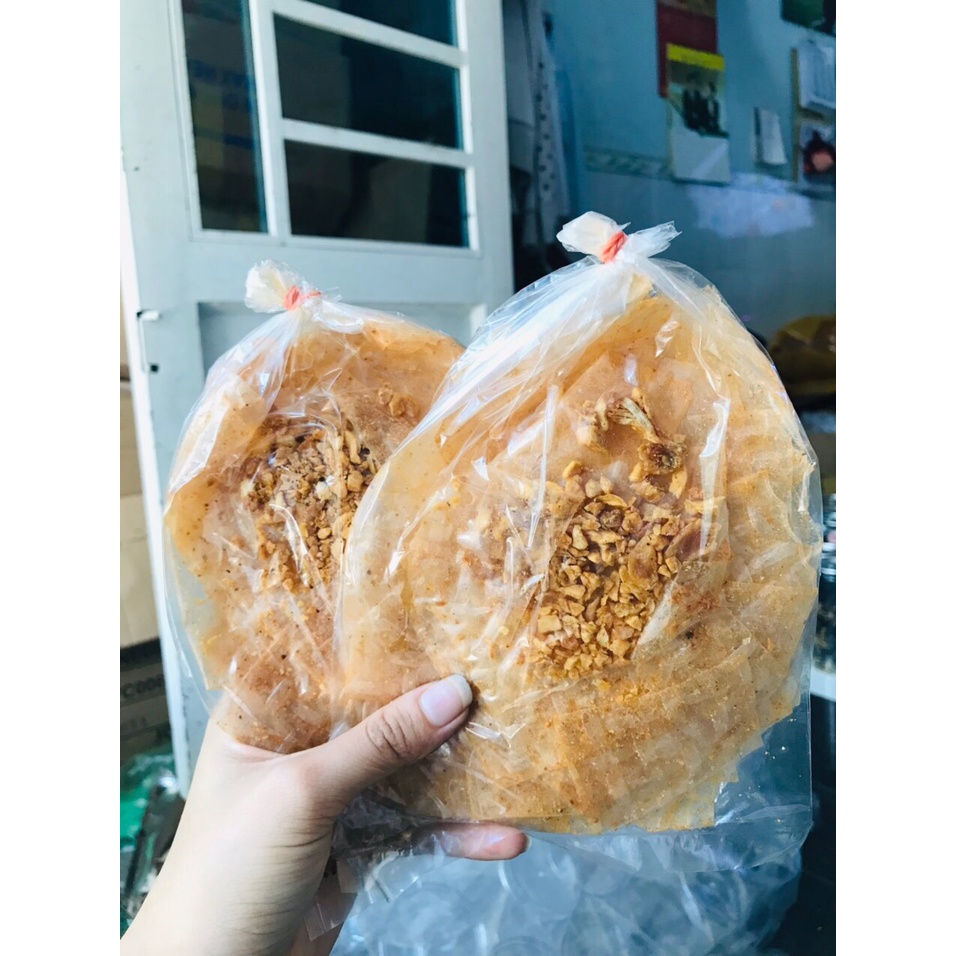 [Sale Nhanh] ComBo Bánh Tráng Xì Ke Muối Tỏi Siêu Cay Khổng Lồ 10 Bánh  - Ăn Vặt Tí Tùng Po
