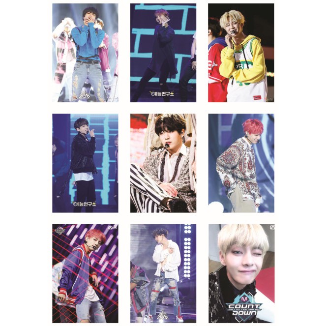 Lomo card ảnh BTS Comeback Stage Full 54 ảnh