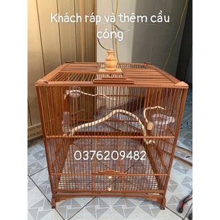 KHUNG LỒNG CHIM TRÚC CHÀO MÀO, KHUUYEENM HÚT MẬT, ỐC MÍT ĐẸP CHẮC CHẮN GIÁ RẺ TỰ RÁP SIÊU DỄ