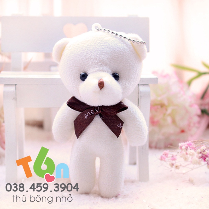 Gấu teddy nhồi bông nhỏ 10cm  Gấu bông giá trẻ tại Tp Hồ Chí Minh