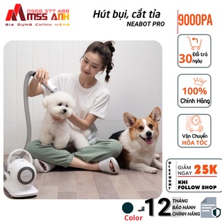 Hút bụi cầm tay tích hợp cắt tỉa lông thú cưng Thương hiệu Neabot Pet Grooming P1 Pro