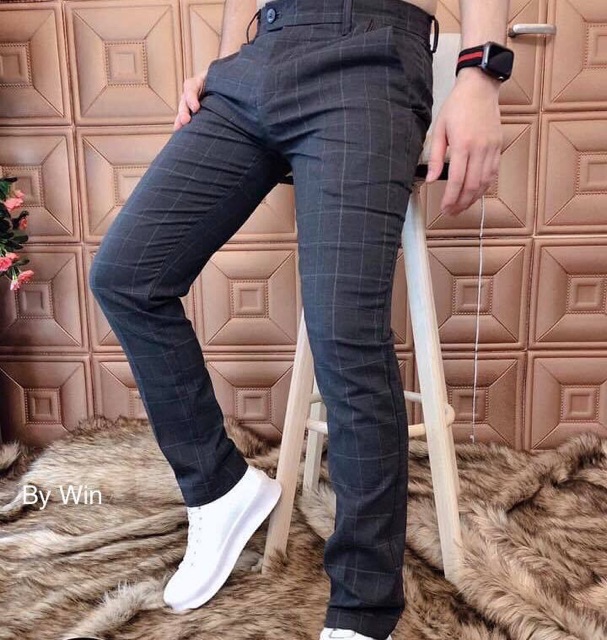 Quần tây âu nam kẻ sọc cao cấp | BigBuy360 - bigbuy360.vn
