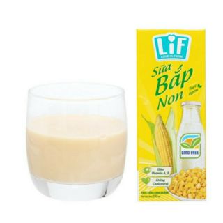 Sữa Bắp Non Lif 180ml lốc 4 hộp