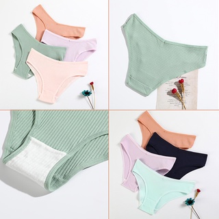 Quần lót SMY bằng cotton nguyên chất lưng thấp thoáng khí 8 màu thời trang cho nữ