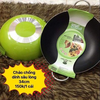 💞💞Chảo  2 quai chống dính size "34cm" TO LẮM NHA.  Quà tặng từ sữa Nuti food siêu đẳng cấp 🙂