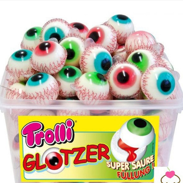 Lẻ 1 viên kẹo dẻo Trolli Planet & Pop Eye nội địa Đức
