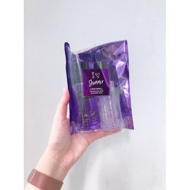 SÉT XỊT THƠM BODY MIST VICTORIA 2 CHAI TIỆN LỢI