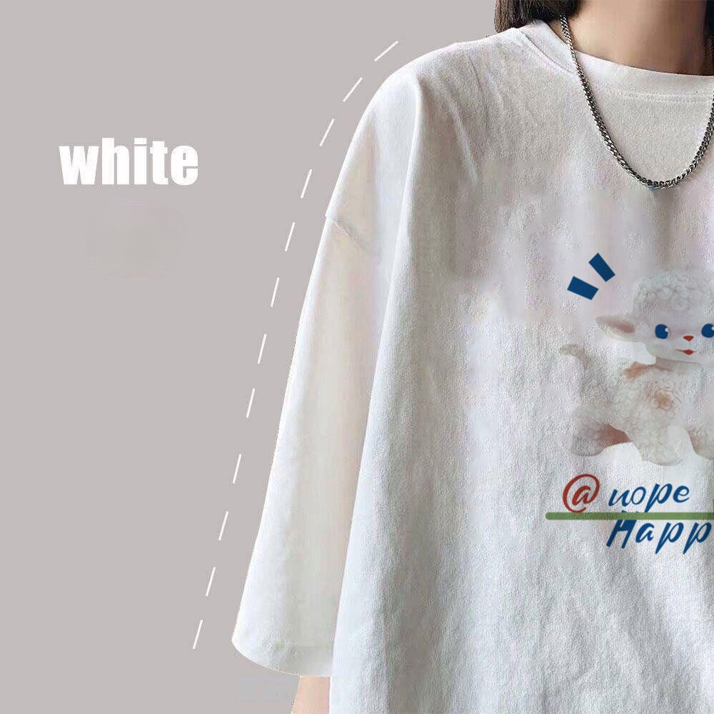 Áo Thun Nữ Tay Ngắn Dáng Rộng Trẻ Trung Dễ Phối