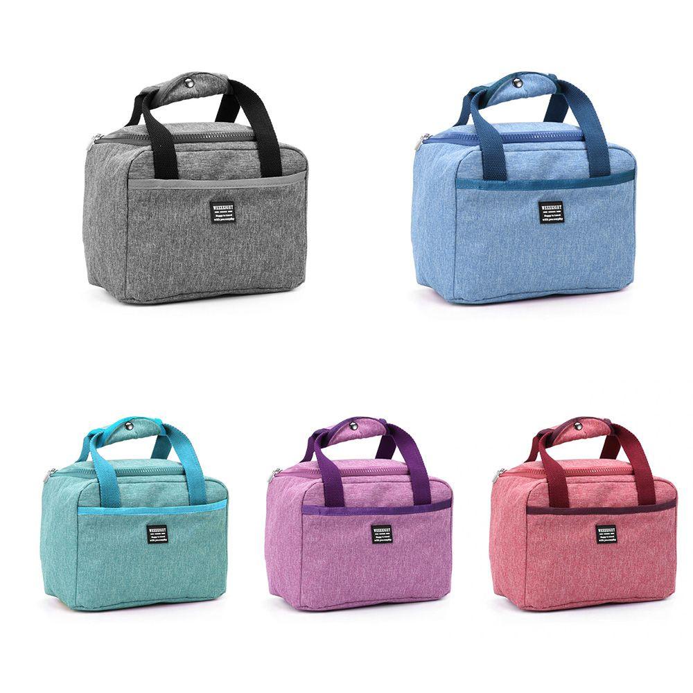 Túi Đựng Hộp Cơm Trưa Vải Oxford Phong Cách Châu Âu