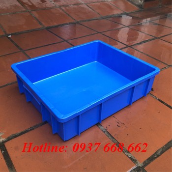 Thùng nhựa đặc B9 - Kt: 495x395x115 mm