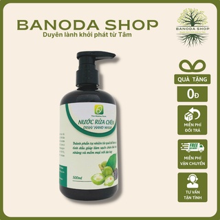 Nước rửa chén rửa tay bồ hòn The Moshav Farm, nước rửa sinh học sạch chén bát mềm mại da tay chai 500ml