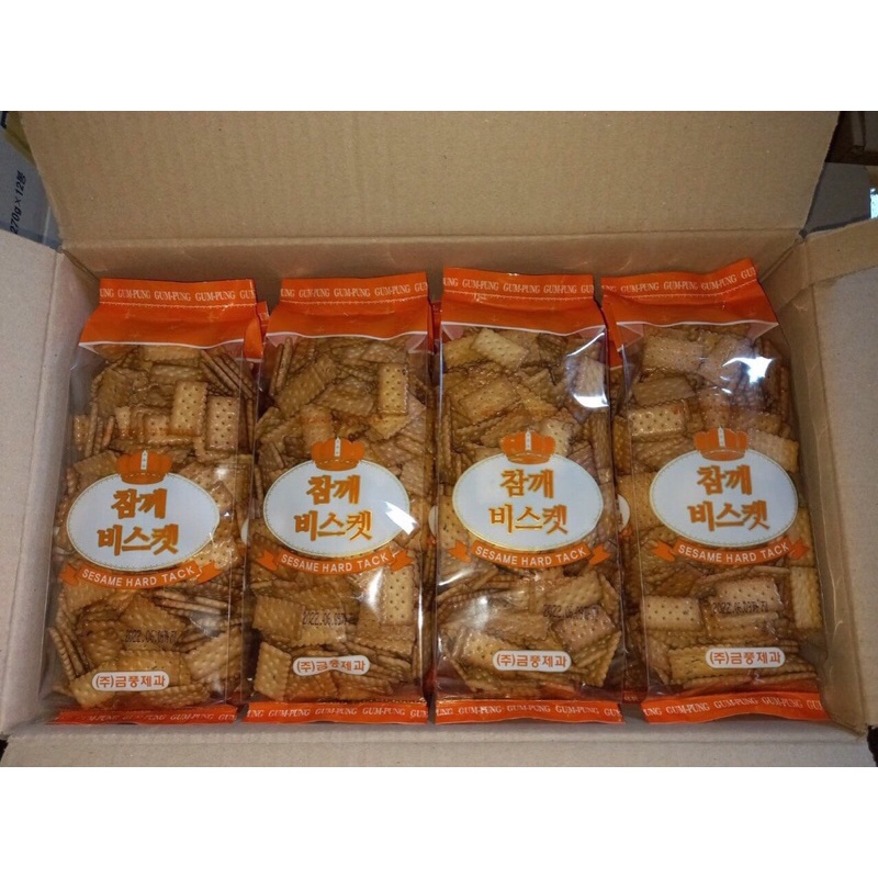 Bánh quy lúa mạch Hàn Quốc 270g. BÁNH QUY LÚA MẠCH NƯỚNG GUEM PUNG - HÀN QUỐC
