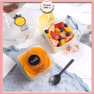 10 hộp pet nhựa đựng mousse,tiramisu,pudding 10*10*7cm