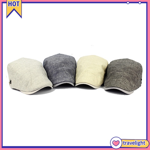 (Travelight) Mũ Beret Cotton Phong Cách Cao Bồi Cổ Điển Cho Nam