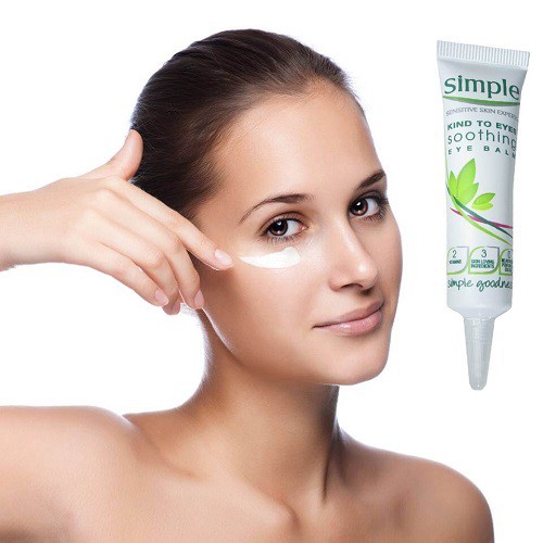 Kem Dưỡng Mắt Simple Kind To Eyes Soothing Eye Balm Winds Down Tired Eyes 15ml