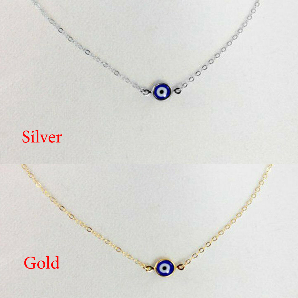 Dây Chuyền Mặt Dây Hình Mắt Quỷ Phong Cách Gothic Cổ Điển Cho Nữ