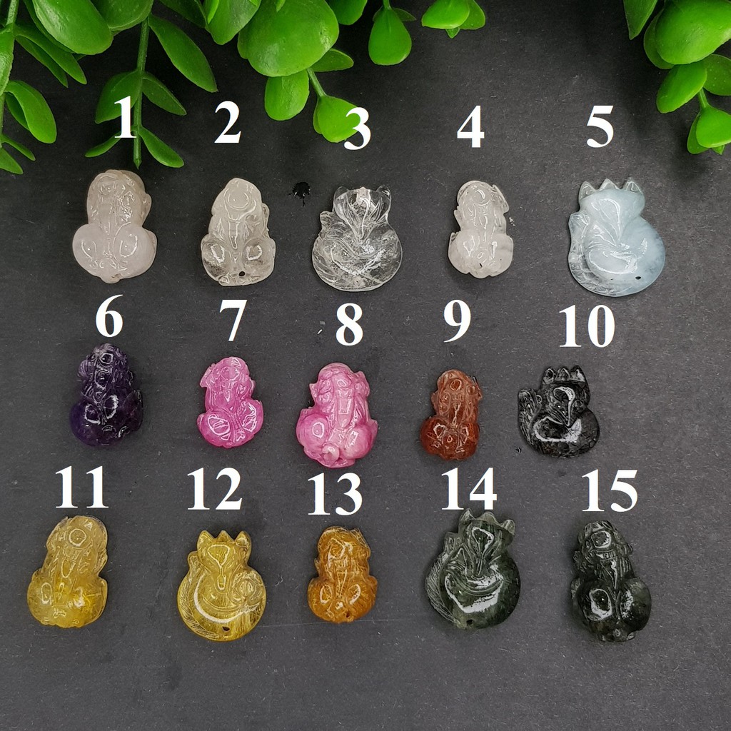 MẶT HỒ LY - TỲ HƯU 2 LỖ ĐỦ MÀU
