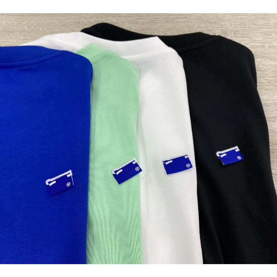 Áo Thun Ngắn Tay Cổ Tròn Thêu Họa Tiết Sáng Tạo Thời Trang Unisex