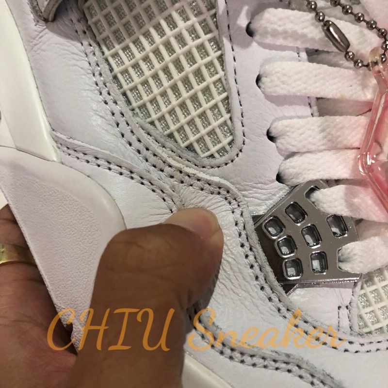 Giày thể thao nam nữ Jordan 4 retro Full trắng tăng chiều cao cao cấp giày Sneaker Air Jordan 4 nam