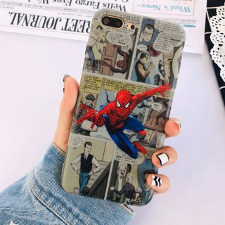 Ốp Lưng Iphone Silicon dẻo bảo vệ máy tốt Comic Marvel - S229