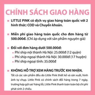 [LITTLE PINK] AMBER SET - Bộ thun da cá mặc nhà bé gái