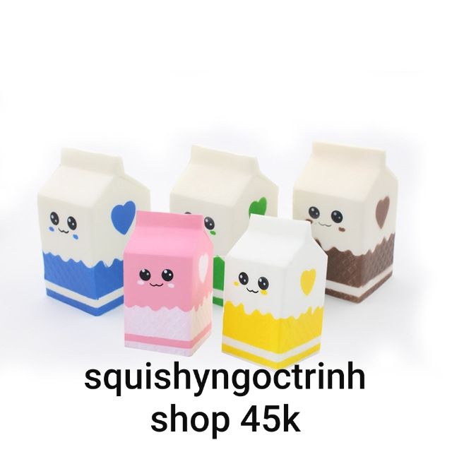 Squishy hộp sữa