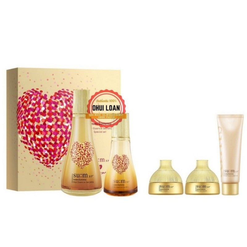 [ Up 230ml ] set nước thần su:m37 tái sinh trẻ hóa làn da losec summa Elixir Essence Secréta