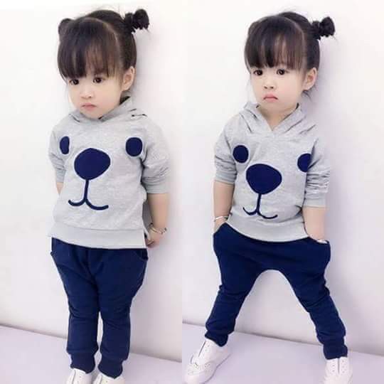 Combo 4bộ thu đông cute cho bé trai, bé gái