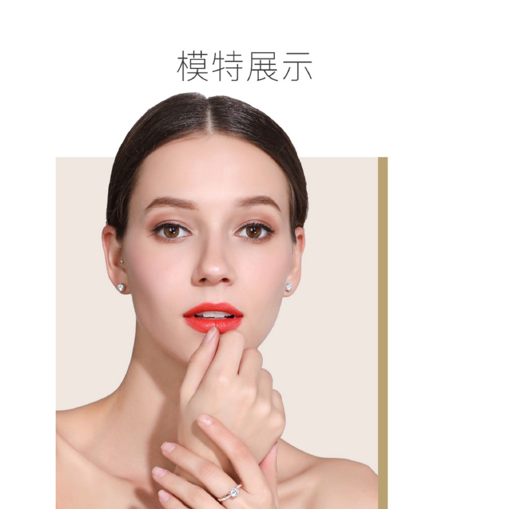 Nhẫn Đeo Tay Kim Loại Đính Đá Màu Thanh Lịch Cho Nữ