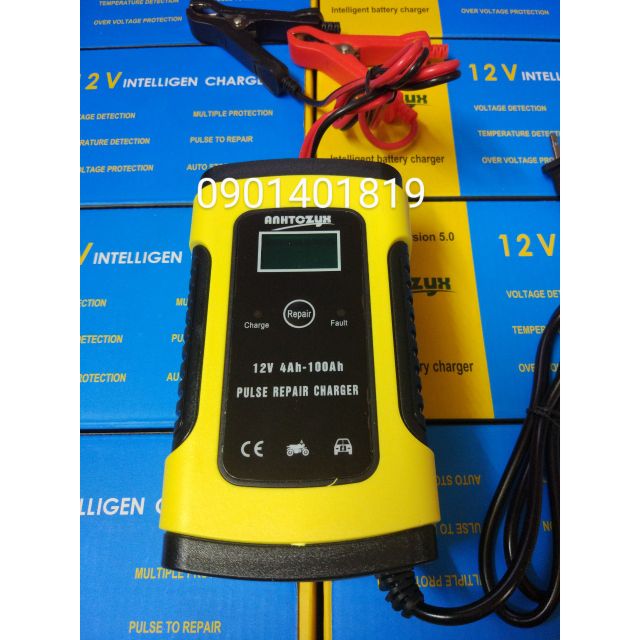 Máy Sạc Ắc Quy-12V(Sunfat 4Ah-100Ah hàng loại 1)