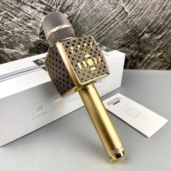 Mic Hát Karaoke Bluetooth YS95 tích hợp loa pass to hay không dây  bảo hành 6 tháng chính hãng