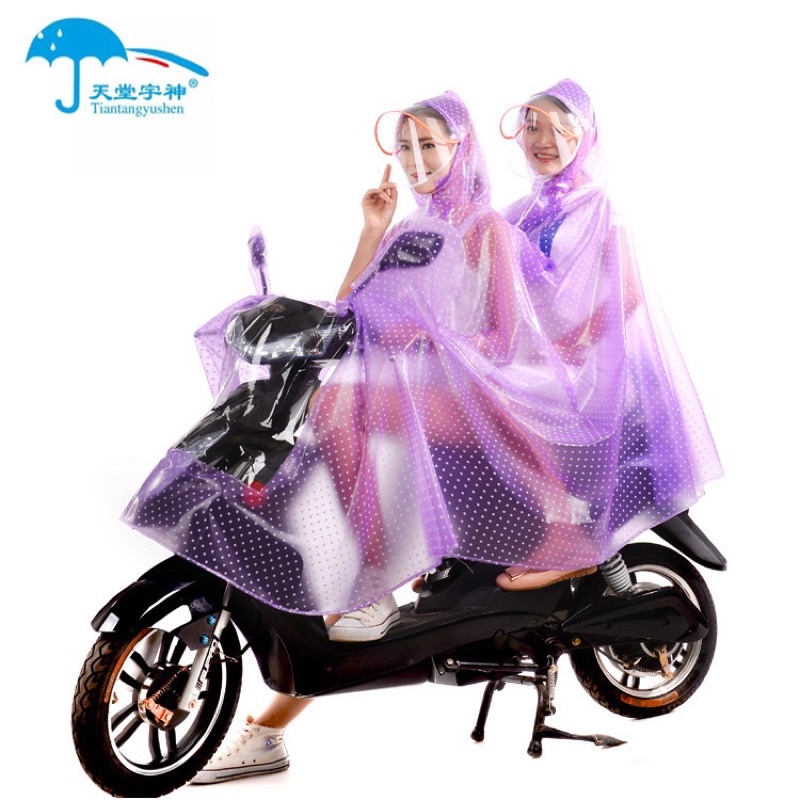 Áo Mưa Bông Tuyết , Chấm Bi Loại 2 Đầu Size 5XL Phiên Bản Đặc Biệt Siêu Dày , Siêu Rộng