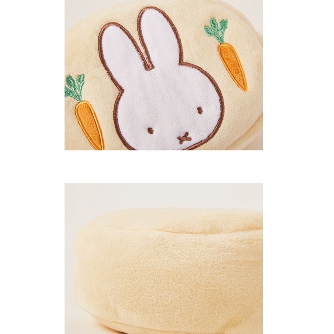 Túi Đựng Mỹ Phẩm Có Khóa Kéo Hình Thỏ Nhồi Bông Dễ Thương