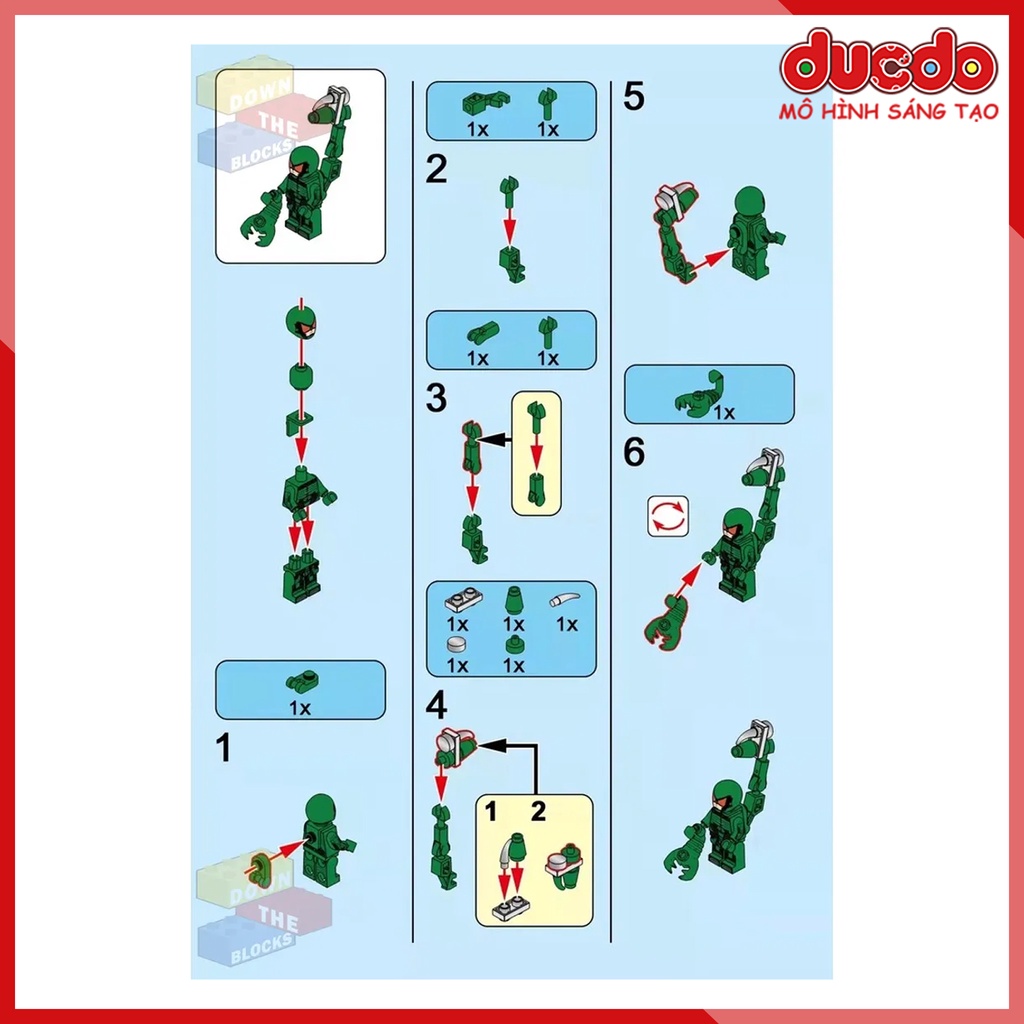 Minifigures Spider Man Vulture Lizard Sandman Electron  - Koruit KF6154