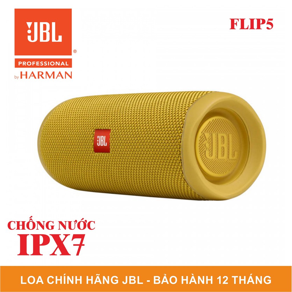 Loa Di Động JBL FLIP 5 - Hàng Chính Hãng JBL, Bảo Hành 12 Tháng