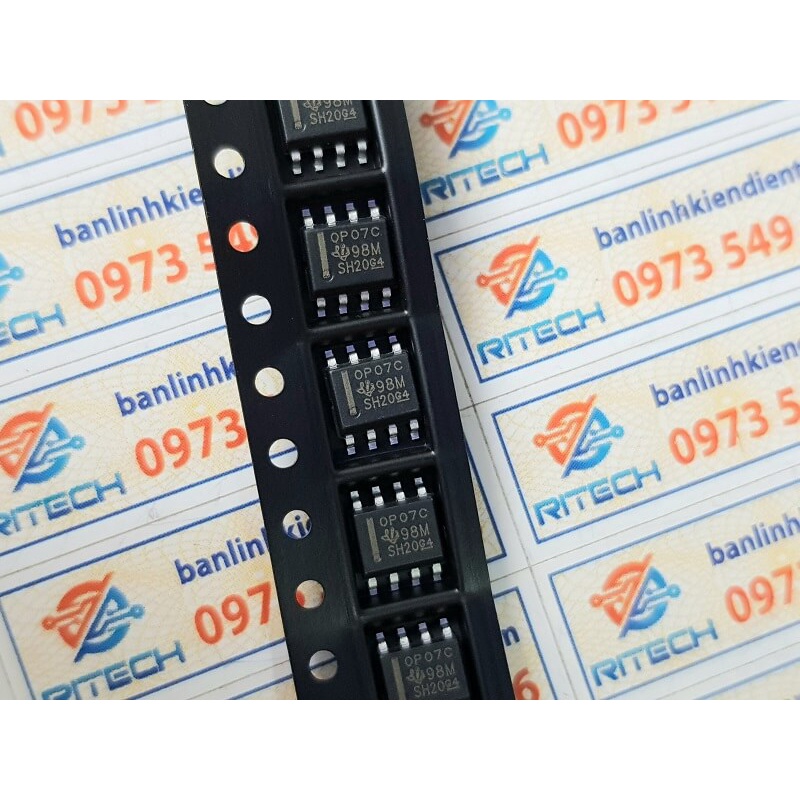 Combo 10 con OP07C, OP07CDR IC Thuật toán SOP-8