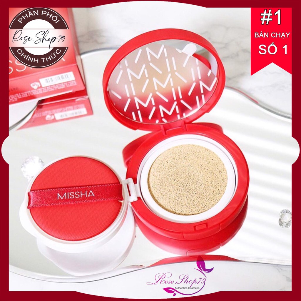 [Nội Địa Hàn-Date Mới] PHẤN NƯỚC KIỀM NHỜN LÂU TRÔI MISSHA VELVET CUSHION 15GR