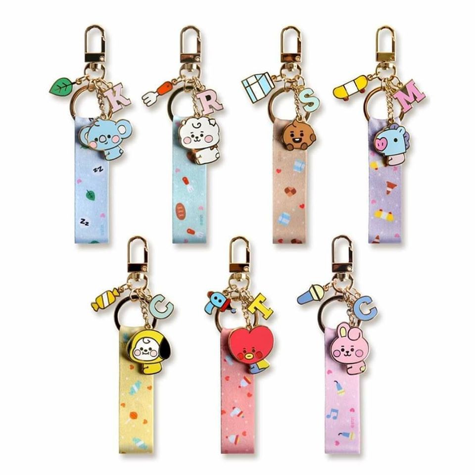 Móc BT21 Baby Strap Metal Keyring